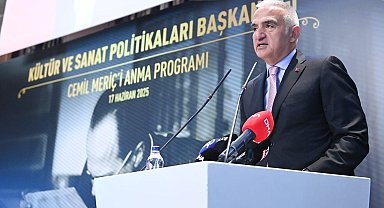 Kültür ve Turizm Bakanı Ersoy, Cemil Meriç'i anma programına katıldı