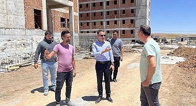 Kulu'da KYK yurt binasının inşaatı devam ediyor