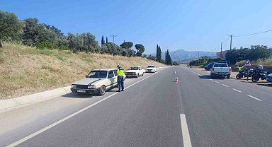 Kurallara uymayan 33 sürücü cezadan kaçamadı