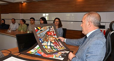 Kurtdereli Mehmet Pehlivan resim yarışmasında ödüller sahiplerini buldu