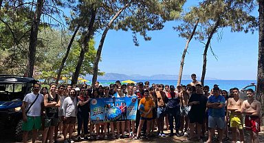 Kuşadası'nda öğrencilere uygulamalı çevre bilinci eğitimi