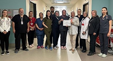 Kütahya Şehir Hastanesi'nde el hijyeni teşekkürü