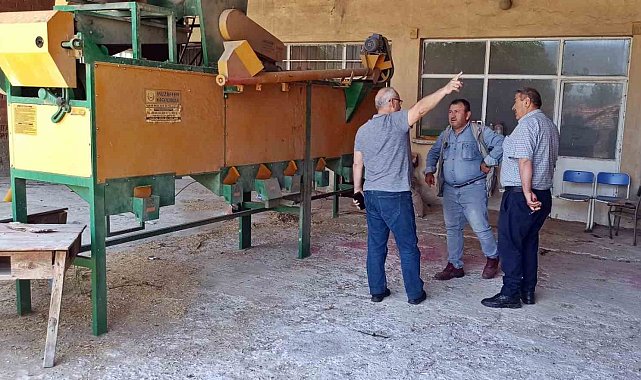 Kütahya'da hububat tohum temizleme selektörleri sezona hazırlanıyor