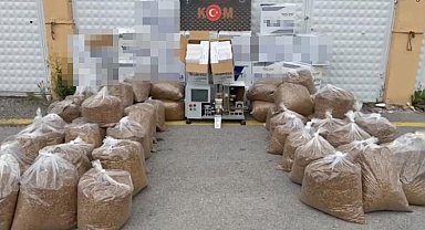 Kütahya'da kaçak tütün operasyonu: 5 şüpheli hakkında adli işlem başlatıldı