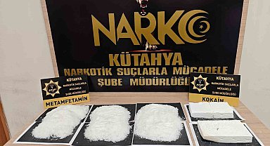 Kütahya'da uyuşturucu operasyonu: 3 şüpheli tutuklandı
