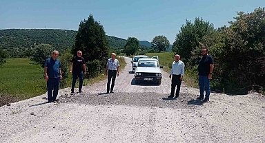 Kütahya'da Yumaklı-Kozluca yolu için İl Genel Meclisi üyelerinden inceleme