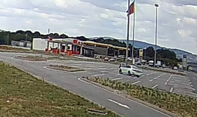 Kuzey Marmara Otoyolu'nda drift kamerada