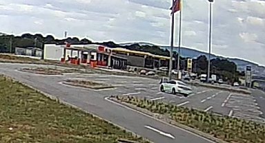 Kuzey Marmara Otoyolu'nda drift kamerada