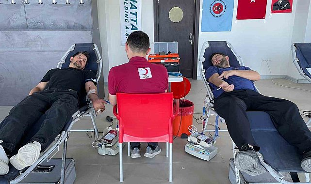 Madencilerden kan bağış kampanyasına ilgi