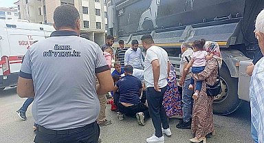 Malatya'da kamyon ile motosiklet çarpıştı: 1 yaralı