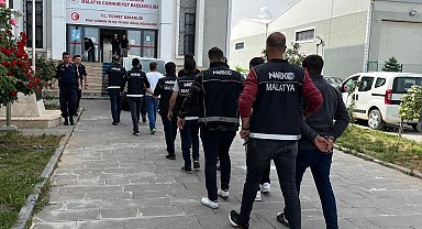 Malatya'da "torbacı" operasyonu: 14 tutuklama