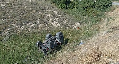 Malatya'da traktör şarampole yuvarlandı: 1 ölü