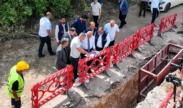 Malatya'da altyapı çalışmalarına yerinde inceleme