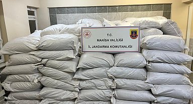 Manisa'da 7 bin 900 kilo kıyılmış tütün ele geçirildi