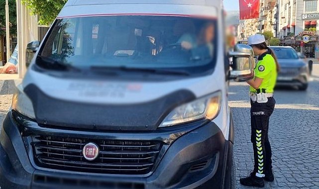 Manisa'da 9 okul servisine 12 bin TL ceza