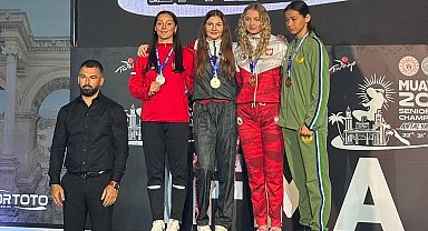 Manisalı Cemile Aykoç, dünya ikincisi oldu