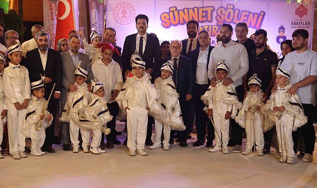 Mardin'de 26 çocuk için sünnet töreni düzenlendi