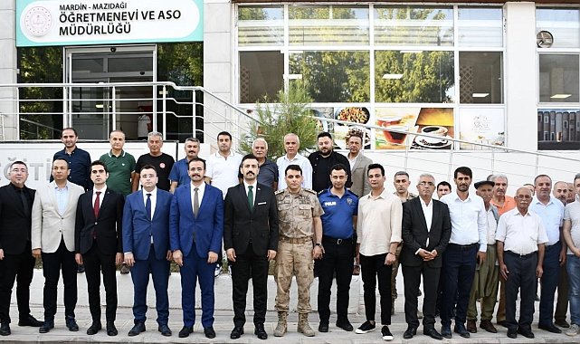 Mardin'de görev süreleri sona eren kurum amirlerine veda yemeği