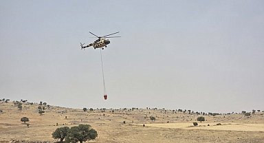 Mardin'de soğutma çalışmaları sırasında çıkan yangın kontrol altına alındı