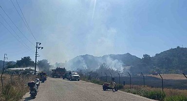 Marmaris'teki yangına hızlı müdahale