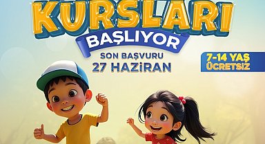 Melikgazi Belediyesi Yaz Kursları için son başvuru 27 Haziran