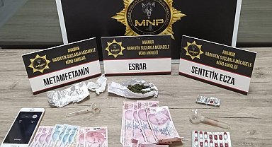 Mersin Anamur'da uyuşturucu ile mücadele 3 şüpheli yakalandı