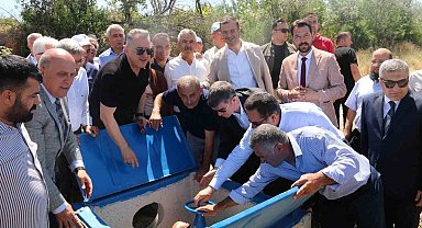 Merzifon'da 2 köye kapalı sulama sistemi