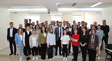 Mesai arkadaşlarıyla bayramlaşan Başkan Tatık'tan birlik ve beraberlik vurgusu