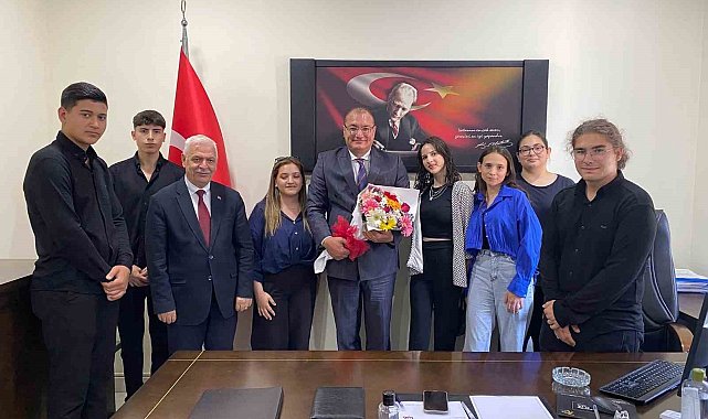 Meslek lisesi öğrencilerine teşekkür belgesi