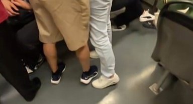 Metroda süs kavgası