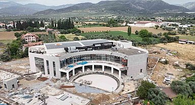 Milas Kültür Merkezi'nin yüzde 77'si tamamlandı