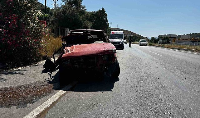 Milas'ta trafik kazası: 1 yaralı