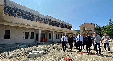 Milletvekili Cem Şahin, Ovacık'ta ki yatırımları yerinde inceledi