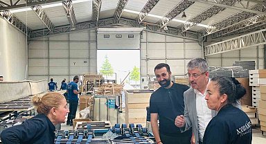 Milletvekili Çopuroğlu; fabrika ziyaretleriyle programlarına başladı