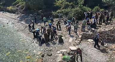 Milli Park'ta ziyarete kapalı koylar temizlendi