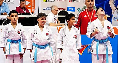 Milli takım, Balkan Çocuklar Karate Şampiyonası'nda 55 madalya kazandı