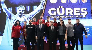 Minikler Türkiye Güreş Şampiyonası sona erdi