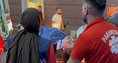 Motosiklet devrildi: 1 yaralı