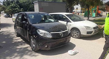 Motosikletle otomobil çarpıştı: 1 yaralı