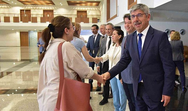 MSKÜ personeli bayramlaşma töreninde buluştu