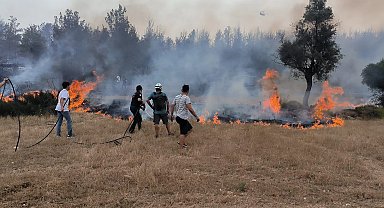 Muğla Büyükşehir ekipleri 6 Ayda 380 anız yangınına müdahale etti
