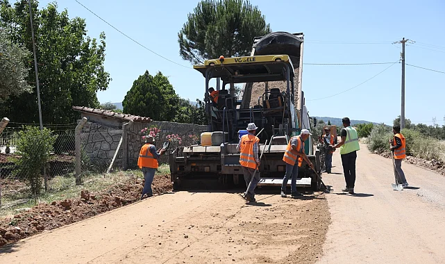 Muğla Büyükşehir'den kırsala 4 milyonluk yol yatırımı