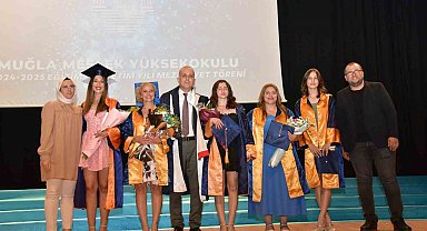 Muğla MYO ile Dalaman MYO'da mezuniyet sevinci