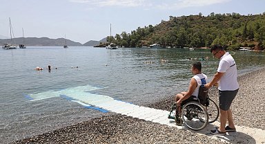 Muğla'da engelsiz plajlarla hayat kolaylaşıyor