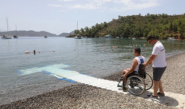 Muğla'da engelsiz plajlarla hayat kolaylaşıyor