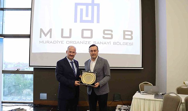 Muradiye OSB'den Yunusemre Kaymakamı Atilla Kantay'a veda yemeği