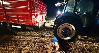 Muratlı'da traktörden düşen sürücü hayatını kaybetti