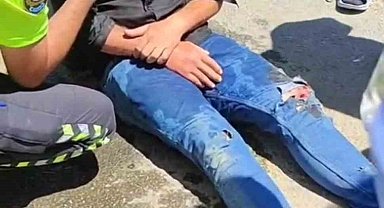 Muş'ta motosiklet ile hafif ticari araç çarpıştı: 1 yaralı