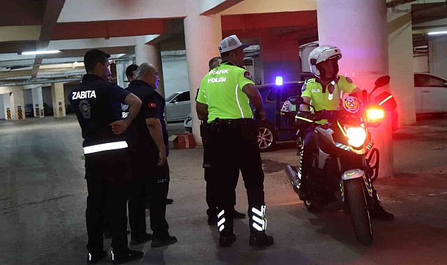 Nazilli'de zabıtadan otopark denetimi