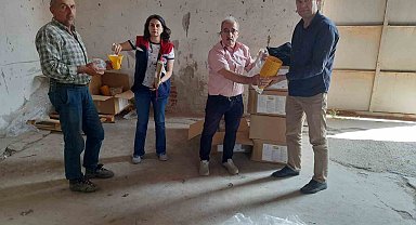 Nazillili üreticilere 2 bin tuzak dağıtıldı